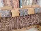 complete sofa set L shaped and wadrobe combo