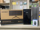 Computer Full Set-Core i3 (7th Gen)_Ram 8GB & SSD 240GB_19"New Monitor