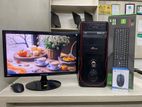 computer full set-core i5-2nd gen-ssd 120gb-4gb ram-19"monitor-mouse-key
