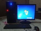 computer full set hdd 500gb monitor 19inchi