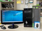 Computer Full Setup_Intel Core 2 Duo_Ram 4GB_HDD 320GB_19"Inch Monitor