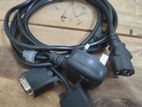 computer power cable & VGA cabol