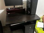 Computer Table with Monitor Stand