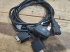 Computer VGA cable + power