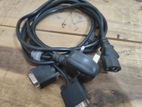 computer VGA cable + power