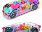 Concept Racing Car Toy Musical Toys 360 Degrees Rotating Transparent