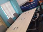 Conference Table with Revolving Chairs For Sale!