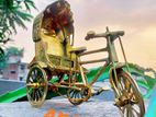 Copper Rickshaw Showpiece