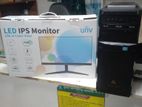 cor i3 3.gen pc ram 8gb 22ince uniview IPS monitor 2 years werntte