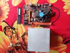 core i5 4th gen combo- motherboard+processor+ram+power supply