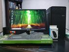 Core i5 4th Gen Desktop PC – 19" LED Monitor Full Setup