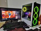 Core i7 C.P.U DDR-4 8GB Ram HDD 1000GB/SSD 128GB 20"Led monitor