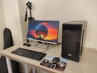 Core i7 Desktop 4GB Graphics with 8GB Ram,128GB SSD and Monitor 22" HP