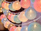 Cotton Ball Fairy Light