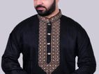 Cotton Black Panjabi