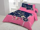 Cotton double-size bedsheet set 3pcs