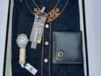 Cotton Punjabi + Premium Watch +Wallet Combo Pack