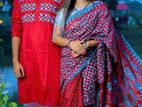 Couple Dhupian Silk Saree and Punjabi