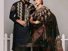 Couple Dress হ্যান্ড প্রিন্টেড ও ব্লক প্রিন্টের শাড়ি পাঞ্জাবি