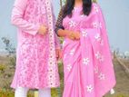 Sarees and panjabi cople set