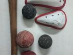 Cricket Ball , Cock Ball, Guard And Grip Holder