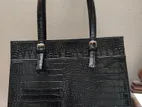 Crocodile Black Hand Bag
