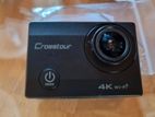 Crosstour Action Cam | EIS, 4K 30fps, With External Mic