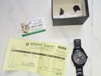 Crrju 5007 High Quality Luxury Full Stainless Steel Quartz Watch For Men