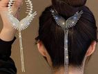 Crystal Alloy Tassel hair claw clips for Women and Girl