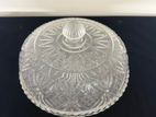 Crystal Cake Or Desert Serving Dish with Lid