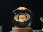 Crystal Galaxy Naptun Ball Lamp