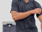 Cuban Collar Drop Shoulder Shirts