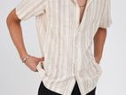 Cuban Collar Half Sleeves Shirt for men