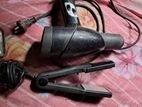 চুল শুকানো ও আয়রন করা মেশিন ২ টা