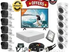 চুরি হতে বাচুন Hikvision/Dahua (8 Pcs CC Camera Package) কম্বো অফার