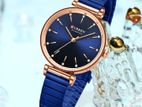 Curren 9081 CH – Blue Rose Gold For Women