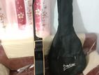 Custom guitar full black heavy smooth sound quality professional