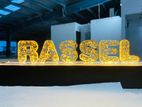 Customised Name Lamp Upto 8 To 10 Letters