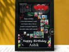 Customize Birthday Photo Frame