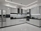 Customized Modern kitchen cabinet.