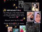 Customized photo fream, fiver frame, 12*8 birthday,, Anniversary, other