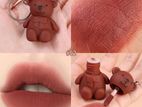 Cute Bear Key Ring Type Waterproof Lip Gloss _mat