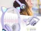 Cute Cat Ear Headphones Wireless