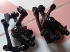 Cycle brake caliper, short stem and disk rotor combo