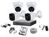 Dahua 04-Pcs CCTV Camera.