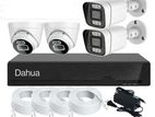 Dahua 04 Pcs Cctv Cc camera 4ch xvr total package any address