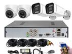 Dahua 04 Pcs Cctv cc camera full colour audio Total Package