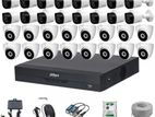🔥 📸 Dahua 32-PCS Night Vision IP CCTV Camera Package