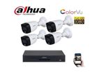 Dahua 4 Cctv Camera Package with Monitor