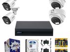 Dahua 4-Pcs 2-MP Full Color & Audio Camera CCTV Package